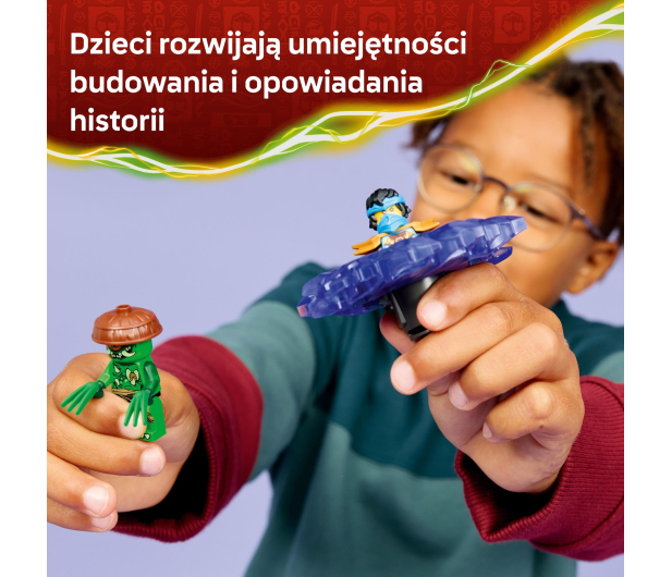 LEGO NINJAGO 71849 Nya kontra zmutowany potwór na spinnerze - 1473531 - zdjęcie 9